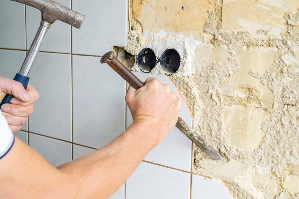 How Do You Remove Old Tile Drill Warrior, Bathroom Tile Removal